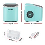 devanti 12kg ice maker machine w/self cleaning green devanti 12kg ice maker machine w/self cleaning green