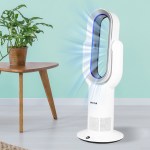 spector bladeless electric fan cooler blue spector bladeless electric fan cooler blue
