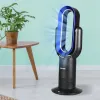 spector bladeless fan cooler heater black