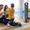 spector portable bladeless tower fan black spector portable bladeless tower fan black