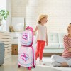 bopeep 16''13'' 2pcs kids luggage set unicorn