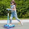 bopeep foldable kids scooter led music blue