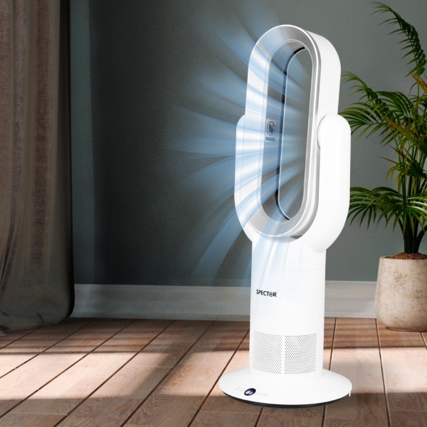 spector bladeless fan electric cooler silver