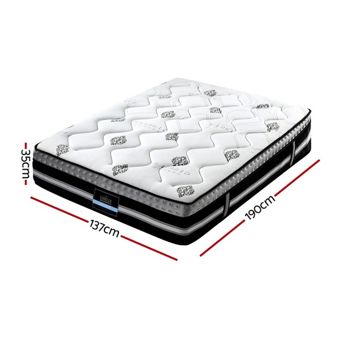 giselle bedding double mattress 35cm bed in a box pocket spring gel memory foam giselle bedding double mattress 35cm bed in a box pocket spring gel memory foam