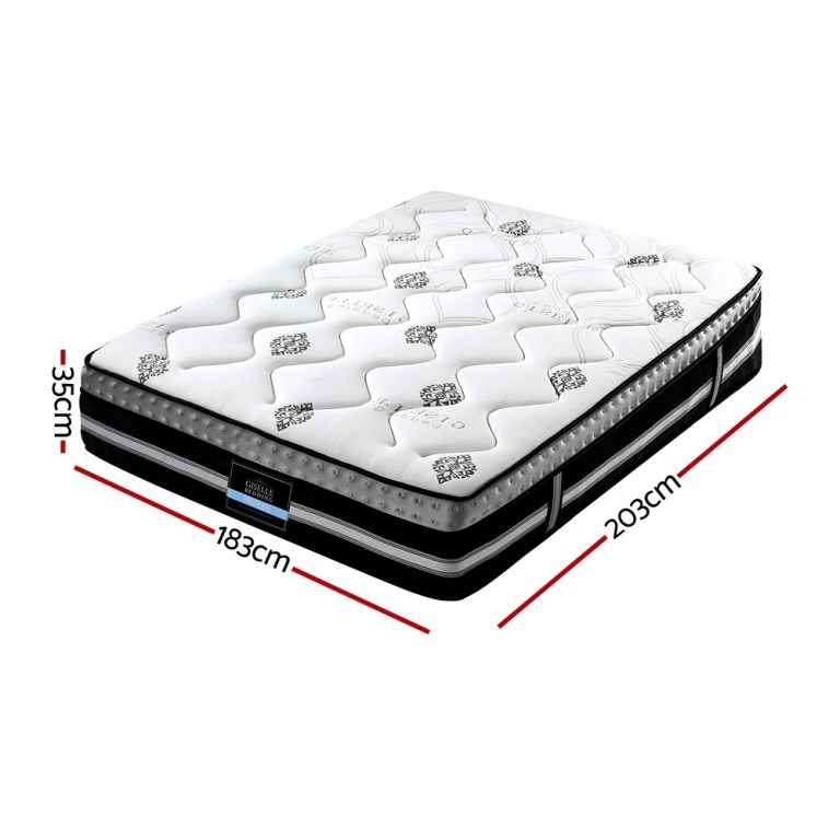 giselle bedding king mattress 35cm bed in a box pocket spring gel memory foam giselle bedding king mattress 35cm bed in a box pocket spring gel memory foam