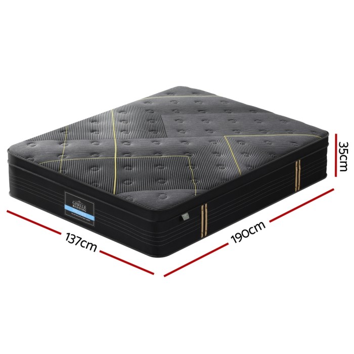 35cm giselle mattress double bed bamboo pocket firm foam 35cm giselle mattress double bed bamboo pocket firm foam