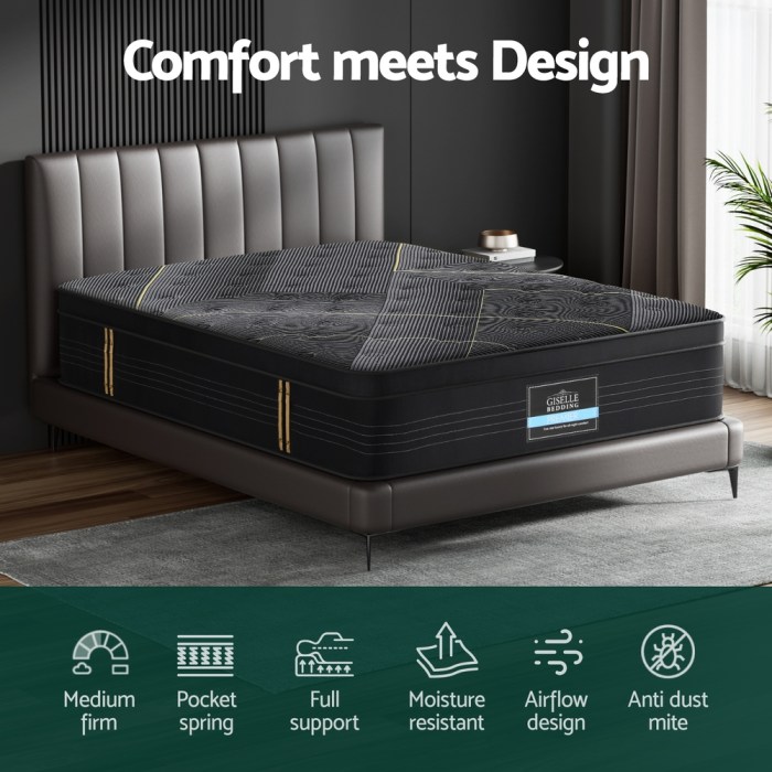 35cm giselle mattress double bed bamboo pocket firm foam 35cm giselle mattress double bed bamboo pocket firm foam
