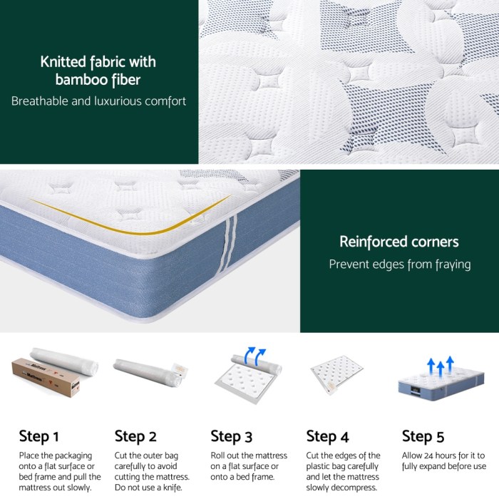 25cm giselle mattress king single bed pocket spring mattresses 25cm giselle mattress king single bed pocket spring mattresses