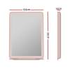 embellir compact makeup mirror w/ led light portable foldable travel beauty pink embellir compact makeup mirror w/ led light portable foldable travel beauty pink
