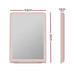 embellir compact makeup mirror w/ led light portable foldable travel beauty pink embellir compact makeup mirror w/ led light portable foldable travel beauty pink