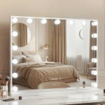 embellir makeup mirror 80x60cm hollywood vanity with led light tabletop white embellir makeup mirror 80x60cm hollywood vanity with led light tabletop white