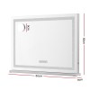 embellir bluetooth makeup mirror 80x58cm hollywood vanity with led light crystal