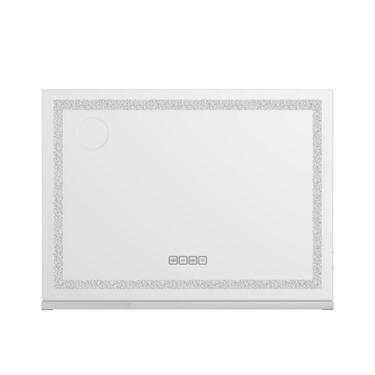 embellir bluetooth makeup mirror 80x58cm hollywood vanity with led light crystal embellir bluetooth makeup mirror 80x58cm hollywood vanity with led light crystal