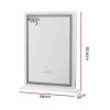 embellir bluetooth makeup mirror 58x80cm hollywood vanity with led light crystal