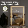 embellir bluetooth makeup mirror 58x80cm hollywood vanity with led light crystal