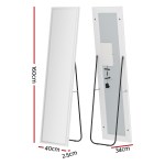 embellir full length floor wall mirrors led light