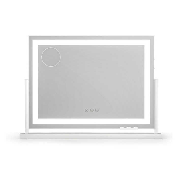 embellir makeup mirror 58x46cm 360~ rotatable vanity mirror with lights bright light strip adjustable embellir makeup mirror 58x46cm 360~ rotatable vanity mirror with lights bright light strip adjustable