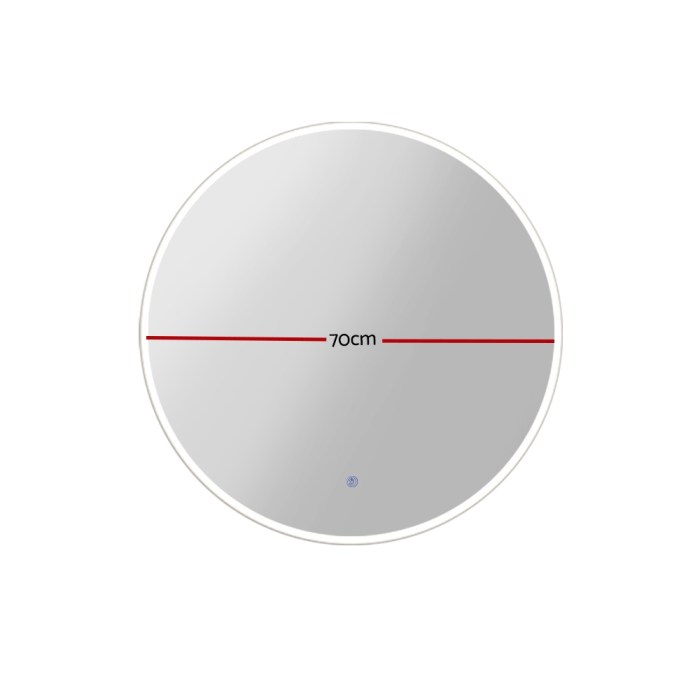 embellir wall mirror 70cm with led light makeup home decor bathroom round vanity embellir wall mirror 70cm with led light makeup home decor bathroom round vanity