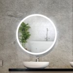 embellir wall mirror 70cm with led light makeup home decor bathroom round vanity embellir wall mirror 70cm with led light makeup home decor bathroom round vanity
