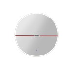 embellir wall mirror 80cm with led light makeup home decor bathroom round vanity