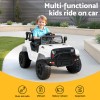 rigo kids electric ride on car jeep toy cars remote 12v white rigo kids electric ride on car jeep toy cars remote 12v white