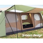 weisshorn instant up camping tent 10 person outdoor family hiking tents 3 rooms weisshorn instant up camping tent 10 person outdoor family hiking tents 3 rooms
