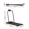everfit treadmill electric walking pad incline under desk 380mm black everfit treadmill electric walking pad incline under desk 380mm black