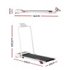 everfit treadmill electric walking pad incline under desk 380mm white everfit treadmill electric walking pad incline under desk 380mm white
