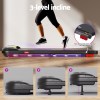 everfit treadmill electric walking pad with incline under desk home gym black everfit treadmill electric walking pad with incline under desk home gym black