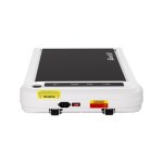 everfit treadmill electric walking pad with incline under desk home gym white