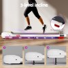 everfit treadmill electric walking pad with incline under desk home gym white everfit treadmill electric walking pad with incline under desk home gym white