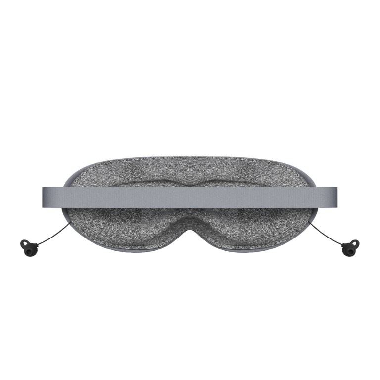 laser smart sleeping mask earphone grey