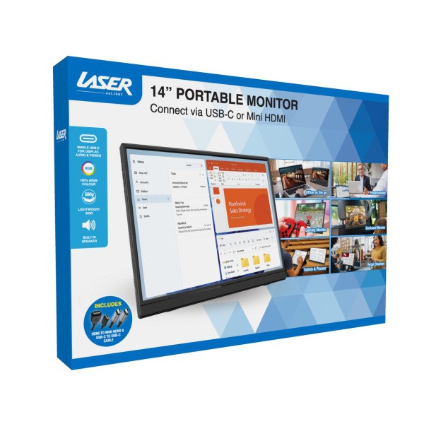 laser 14 inch usb c portable display laser 14 inch usb c portable display