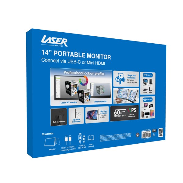 laser 14 inch usb c portable display laser 14 inch usb c portable display