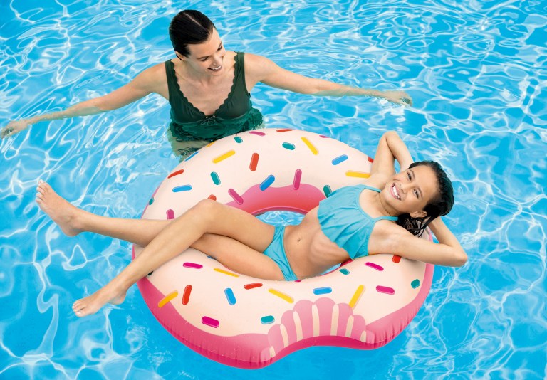 intex rainbow donut tube 56265