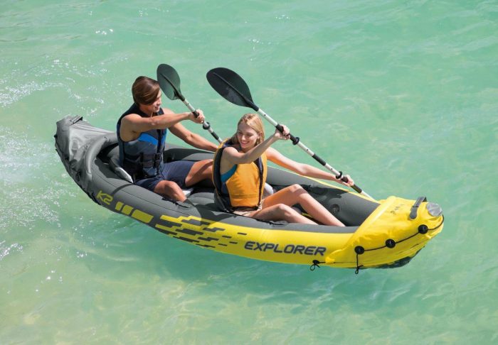 intex explorer inflatable k2 kayak 68307 intex explorer inflatable k2 kayak 68307