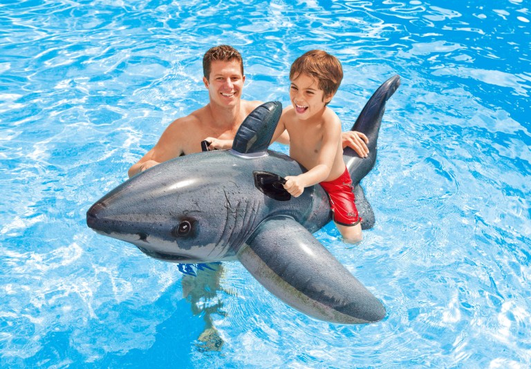 intex great white shark ride on 57525 intex great white shark ride on 57525
