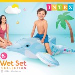 intex lil' dolphin ride on pool kids float 58535 intex lil' dolphin ride on pool kids float 58535