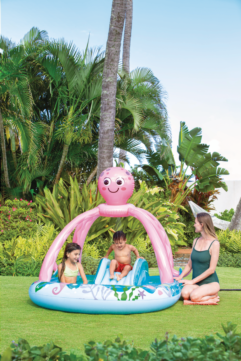 intex friendly octopus inflatable play centre 56138 intex friendly octopus inflatable play centre 56138