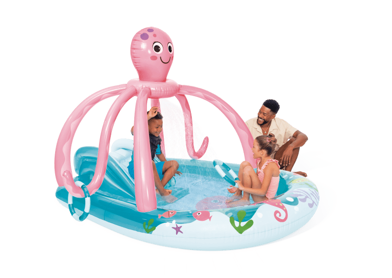 intex friendly octopus inflatable play centre 56138 intex friendly octopus inflatable play centre 56138