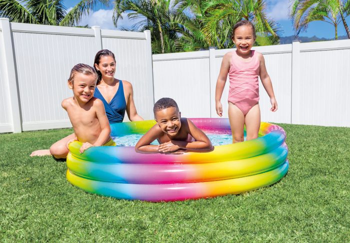 intex rainbow ombre pool 147cm 58439 intex rainbow ombre pool 147cm 58439