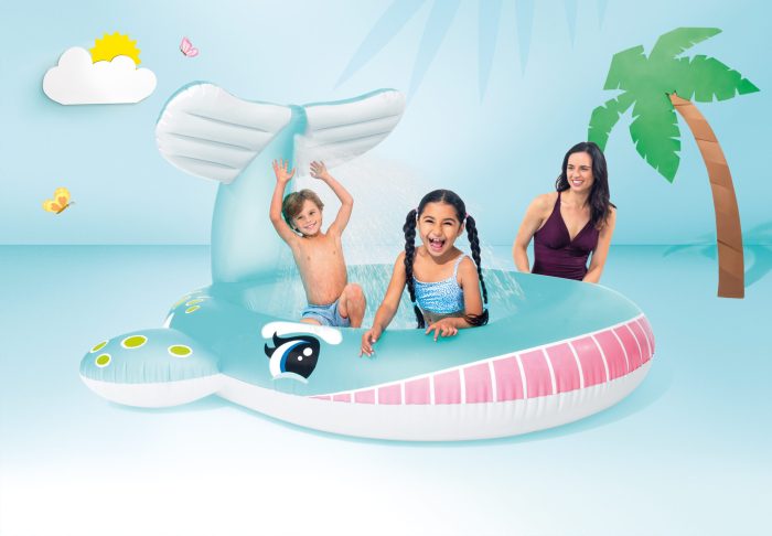 intex whale spray pool kids baby 57440 intex whale spray pool kids baby 57440