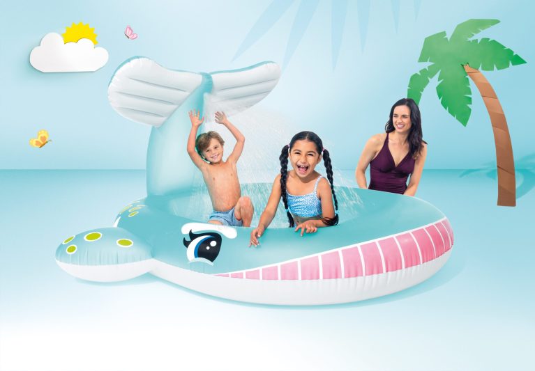 intex whale spray pool kids baby 57440 intex whale spray pool kids baby 57440