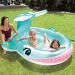 intex whale spray pool kids baby 57440 intex whale spray pool kids baby 57440