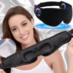 1 3d wireless sleep mask with 5.2bt headphones, the best sleep mask, type c charging cable built in, wireless music eye mask, suitable for both men and women, wireless sleep mask, sleep eye mask, travel sleep aid, portable sleep solution, soft ear pads, l