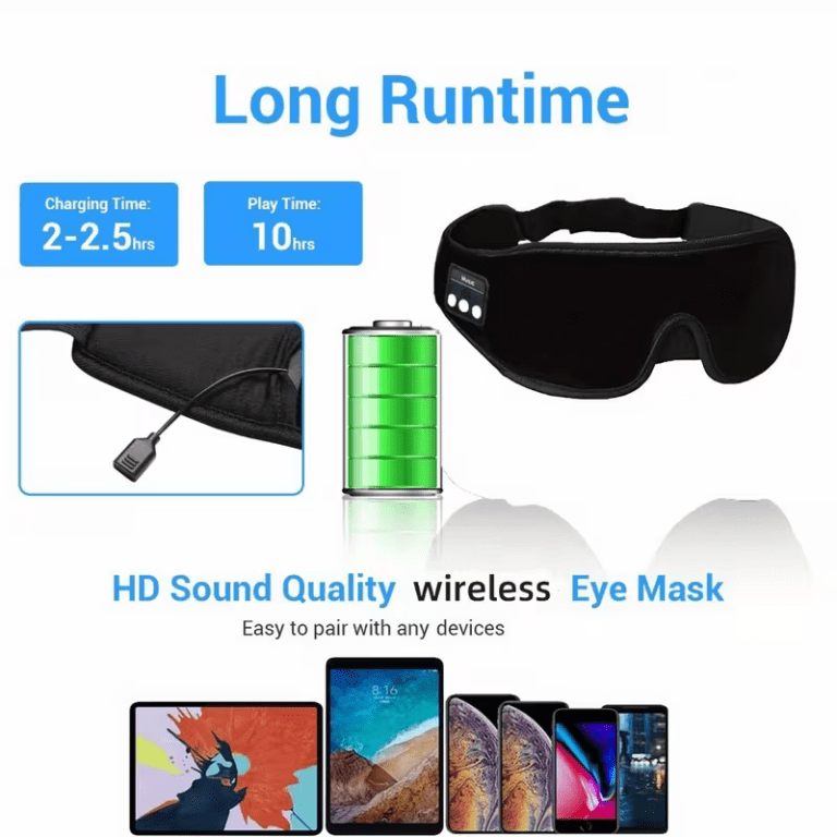 1 3d wireless sleep mask with 5.2bt headphones, the best sleep mask, type c charging cable built in, wireless music eye mask, suitable for both men and women, wireless sleep mask, sleep eye mask, travel sleep aid, portable sleep solution, soft ear pads, l