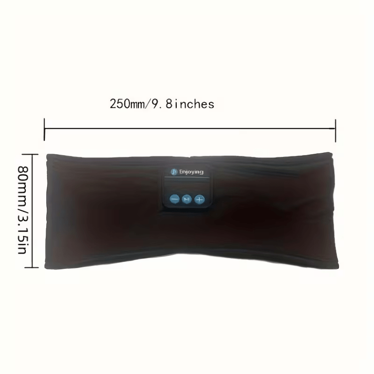 the dual purpose wireless headphones for sleep and exercise feature a headband design that is light, thin and soft, providing a comfortable fit without pressing on the ears