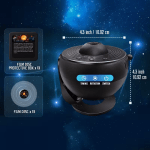12 in 1 constellation and planetary arium projector usb power supply, modern space themed night light with aurora effect, suitable for bedrooms, suitable for teenagers and adults, adjustable display settings
