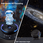 12 in 1 constellation and planetary arium projector usb power supply, modern space themed night light with aurora effect, suitable for bedrooms, suitable for teenagers and adults, adjustable display settings