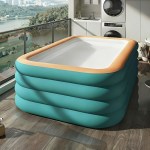 large inflatable swimming pool, green swimming pool, suitable for home yard, outdoor pool, summer family gathering, must have pool for playing water large inflatable swimming pool, green swimming pool, suitable for home yard, outdoor pool, summer family gathering, must have pool for playing water